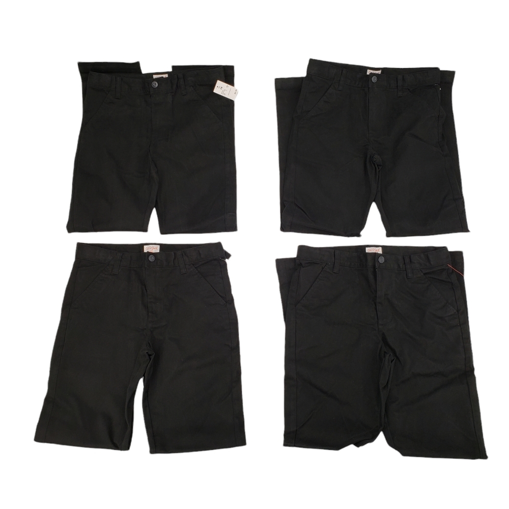 NWT Cat & Jack Boys School Uniform Pants Size 14 - Four Pack Ebony